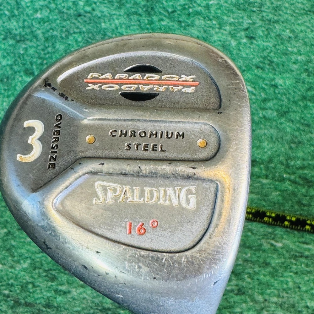 Vintage Spalding 3 Fairway Wood Mens RH Oversize Graphite 16° Golf Club